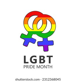 LGBT Pride Month. Vector illustration