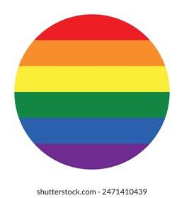 LGBT Pride, rainbow flag, vector