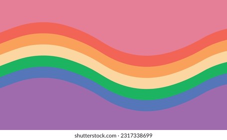 LGBT pride wave flag background