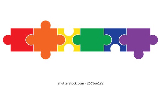 LGBT Puzzle Concept