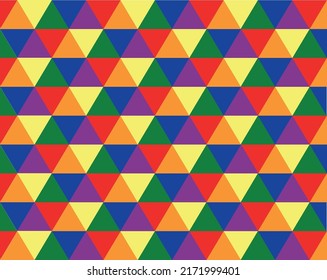 LGBT rainbow colorful flag, pride month celebrate annual in June social is a symbol of lesbian, gay, bisexual, transgender, human rights, tolerancehnd and peace. Illustrator vector