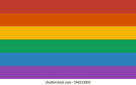 LGBT rainbow flag