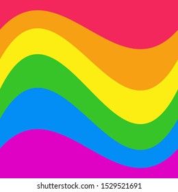 LGBT rainbow flag. Tolerance. Pride