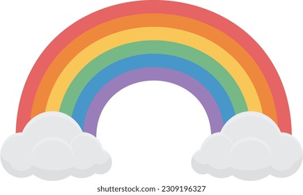 LGBT rainbow pride vector illustration