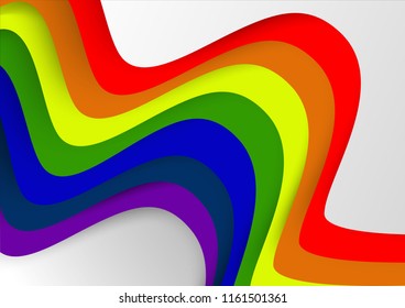 LGBT sign and symbol rainbow color background vector, Freedom for love of Lesbian, Gay, Bisexual, 
and transgender concept