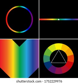 LGBT social vector posters. all elements are isolated and can be used separately and on different backgrounds