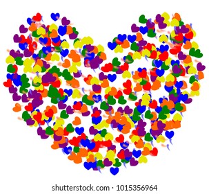 LGBT SPREAD HEART
