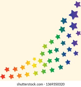 LGBT stars vector