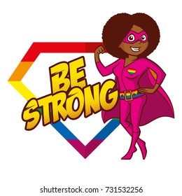 LGBT Superhero Cartoon character