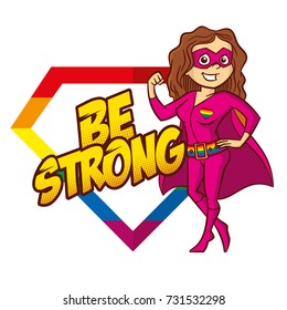 LGBT Superhero Cartoon character