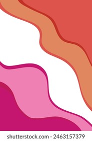 lgbt themed poster with colorful lines i.e. pink and orange colors symbolizing the lesbian flag for posters, decor or flyers