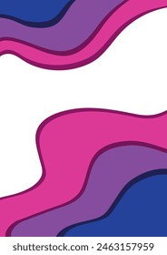 lgbt themed poster with colorful lines i.e. pink and purple colors representing bisexual flag for posters, decor or flyers