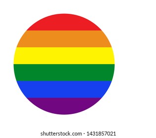LGBT vector flag. Rainbow flag. Pride symbol