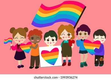 LGBT vector,Internet communication graphic Vector 