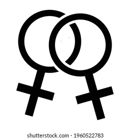 lgbt white background vector icon