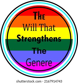 Lgbt Will That Strengthens Genre Stock Vector (Royalty Free) 2167914743 ...