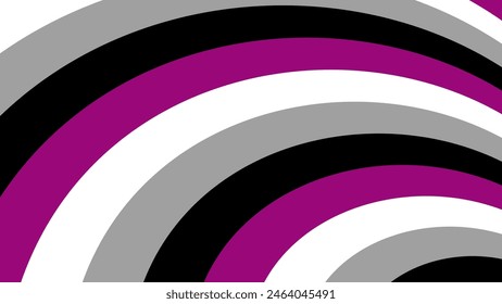 LGBTQ Asexual Flag Abstract Colorful Background