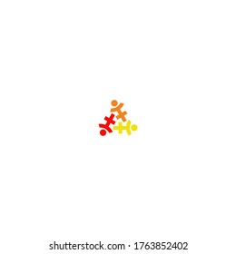 LGBTQ community logo vector icon