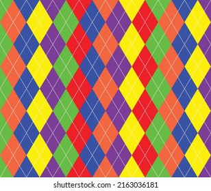 LGBTQ+ diamond-shaped colors. The official correct color of LGBTQ+. Abstract background. Colorful geometrical pattern. Modern design. Diagonal line.