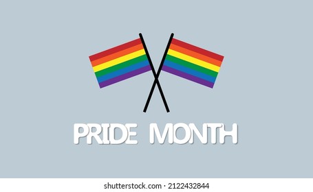 Vector de bandera LGBTQ , Mes de orgullo , Banderas de arco iris intersexuales . 