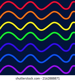 LGBTQ Gay Pride Flag Background.