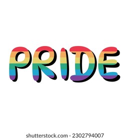 LGBTQ Happy pride month. Pride vector abstract background, Vector illustration.
