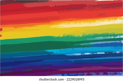 Lgbtq, Lgbt, Gay, Transgender, Drag Queen, Lesbian, Bisexual, Queer Flag Illustration Vector Cartoon Drawing