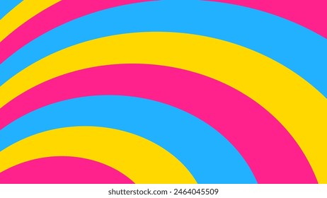 LGBTQ Pansexual Flag Abstrakter bunter Hintergrund