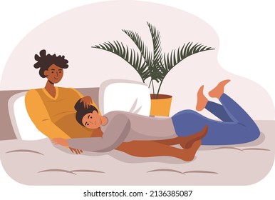 LGBTQ People flat illustration design