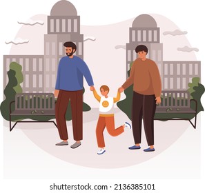 LGBTQ People flat illustration design