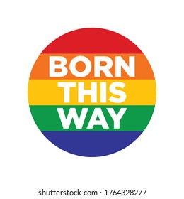 LGBTQ Plus Rainbow Flag Lesbian Gay Bisexual and Transgender Pride Vector Template Design Element with modern high end look