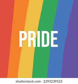 LGBTQ Pride background. LGBTQ rainbow colors
