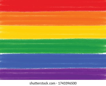 LGBTQ pride flag background. Pride month