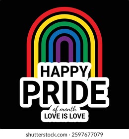 LGBTQ Pride Flag Background.Vector Banner Template for Pride Month. Stock Vector.