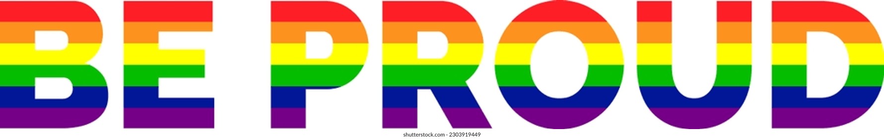 LGBTQ Pride month social media captions, Slogan or Caption for LGBT campaign. Be proud