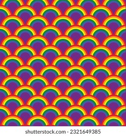 LGBTQ Pride Rainbow Background. fabric print design. Tender design for gift wrappers, wallpaper, wrapping paper, Vector