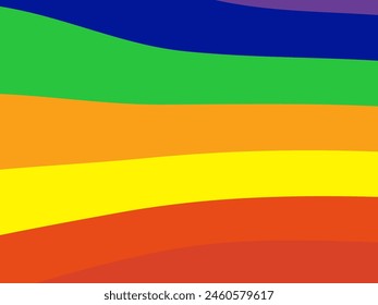 LGBTQ Pride Rainbow Background. LGBTQIA+ Gay Pride Rainbow Flag Background.