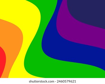 LGBTQ Pride Rainbow Background. LGBTQIA+ Gay Pride Rainbow Flag Background.