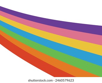 LGBTQ Pride Rainbow Background. LGBTQIA+ Gay Pride Rainbow Flag Background.