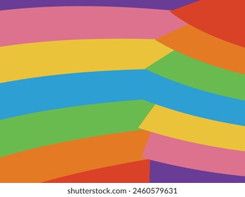 LGBTQ Pride Rainbow Background. LGBTQIA+ Gay Pride Rainbow Flag Background.