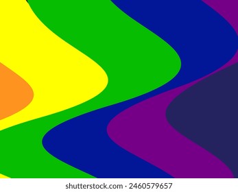 LGBTQ Pride Rainbow Background. LGBTQIA+ Gay Pride Rainbow Flag Background.