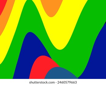 LGBTQ Pride Rainbow Background. LGBTQIA+ Gay Pride Rainbow Flag Background.