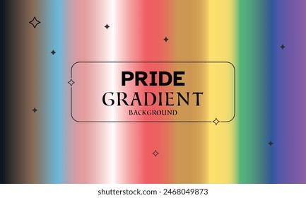 Lgbtq orgullo arco iris gradiente de fondo de Vector 