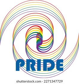 Arcoiris del Orgullo del Progreso LGBTQ. Concepto de libertad y amor. Mes del orgullo. activismo, comunidad y libertad. Bandera del orgullo gay.