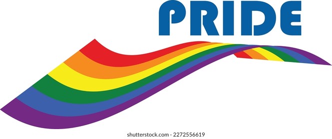 LGBTQ Progress Pride rainbow. Freedom and love concept. Pride month. activism, community and freedom. Gay pride flag.