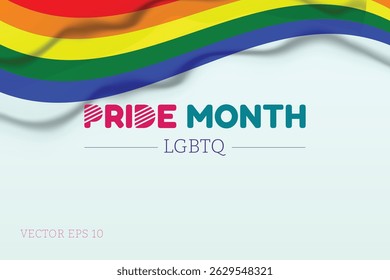 LGBTQ Rainbow Arch Text Poster