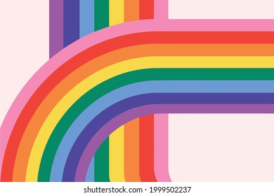 LGBTQ rainbow pride Vector background