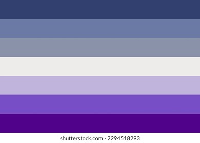 LGBTQ+ Rights Pride Flag of Butch Lesbian flag Vector