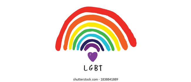 LGBT,Dibujo de doodles a mano con vectores lgbt el amor es el amor, gays, lesbianas, transexuales, bisexuales