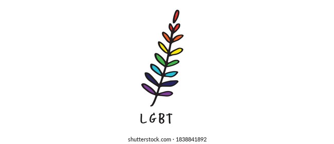 LGBT,Dibujo de doodles a mano con vectores lgbt el amor es el amor, gays, lesbianas, transexuales, bisexuales